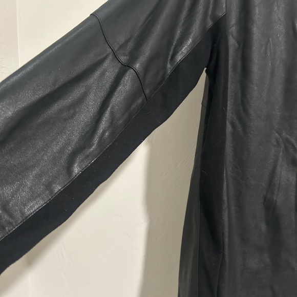 Bcbg faux leather button up - Picture 7 of 10